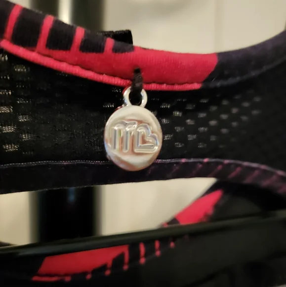 MICHELLE Activewear Multicoloured Floral Sportsbra Size 10 Pilates Yoga Jogging - Picture 4 of 6